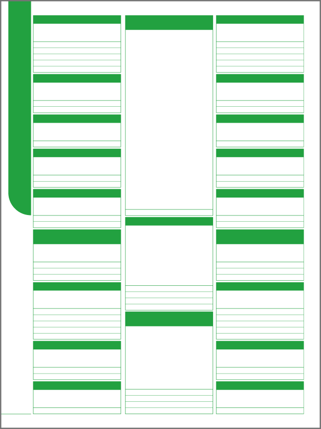 Pagina sx – layout Impaginare brochure - sx layout